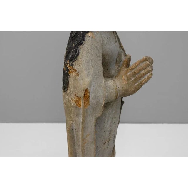 Religious Figure, 1800, Pine For Sale - Image 6 of 7