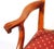 Late 20th Century Eight D. R. Dimes Chippendale Style Tiger Maple Dining Chairs For Sale - Image 4 of 8
