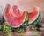 Oil painting 'Watermelon'. On canvas 50x60 cm. 2023 This piece is attributed to the mentioned designer/maker. It has no...