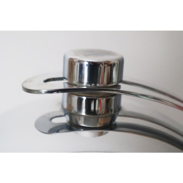 Mid-Century Modern Chrome Table Lamp from Florian Schulz, Germany, 1970s For Sale - Image 10 of 18