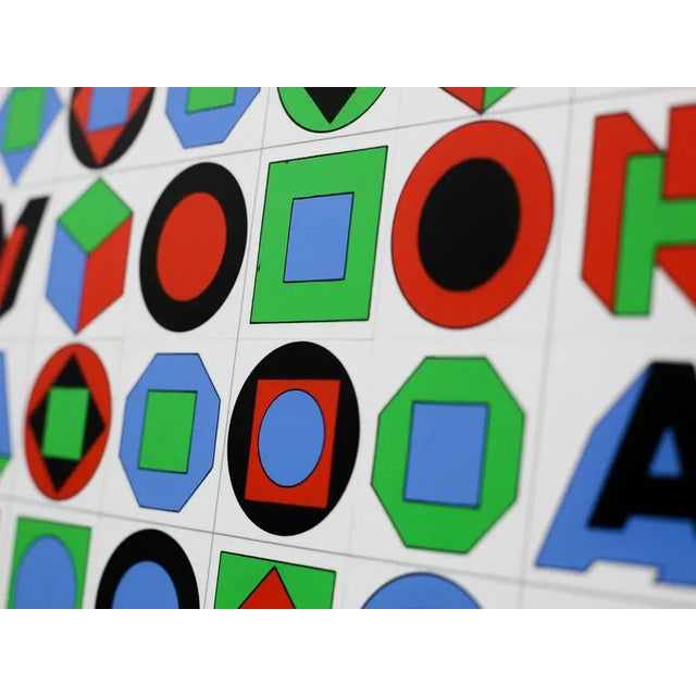 Rosenthal Victor Vaserly for Rosenthal Studio-Line, Abstract Composition, 1977, Silkscreen For Sale - Image 4 of 8