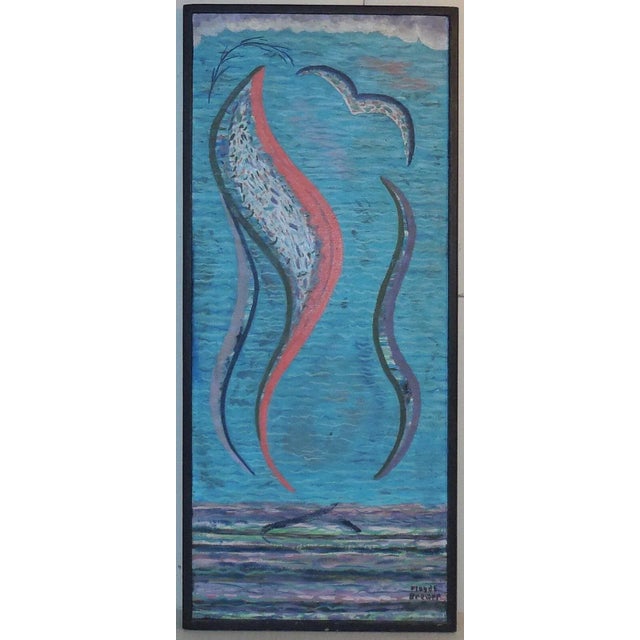 Ecstacy Modernist Abstract Painting by Floyd Brewer For Sale - Image 4 of 12