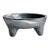 Vintage handcrafted Mexican hammered and incised three footed polished Pewter Bowl. Versatile. Salsa. Guacamole. Dips....