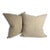 19thc Linen Double Sided Pillows=Pair For Sale