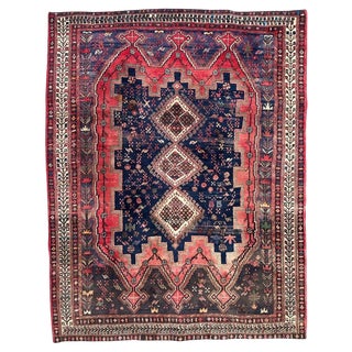 Vintage Afshar Rug, 1960s For Sale