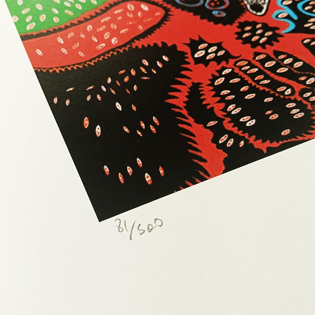 After Yayoi Kusama, Composition, 1990s, Limited Edition Lithograph For Sale - Image 4 of 8