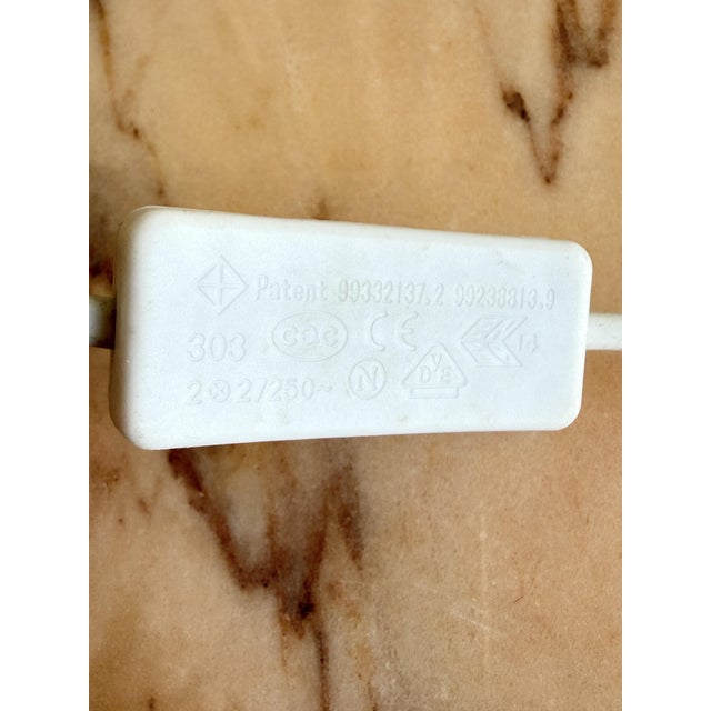 Mid-Century Wood and Brass Table Lamp with Gucci Fabric Shade, Italy, 1970s For Sale - Image 11 of 13