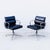 1970s Eames Soft Pad Arm Chairs in Black Leather by Herman Miller For Sale - Image 9 of 13