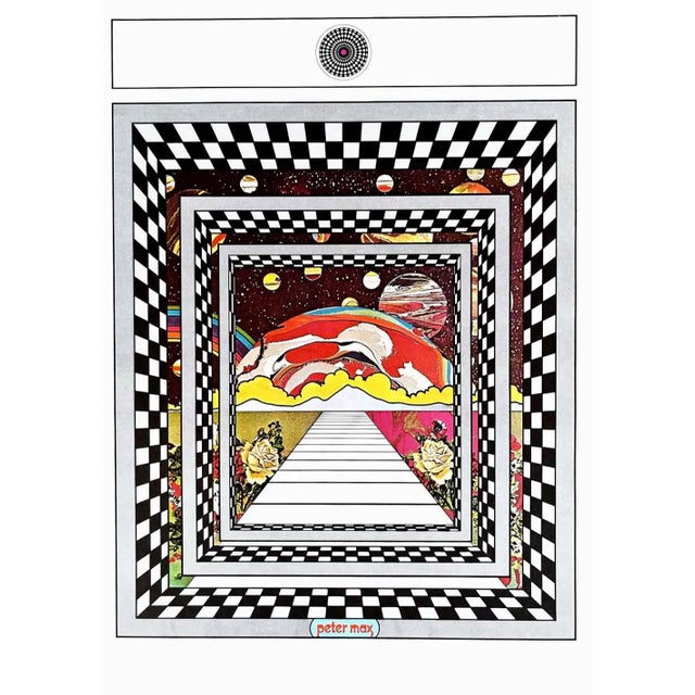 Artist: Peter Max Country: Germany / USA Title: Cosmic Window Medium: Offset Paper Size: 16.5 x 11 inch Marks: Not signed,...