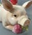20th C. Fitz and Floyd “French Market” Pig Tureen With Asparagus Ladle – Whimsical / French Country For Sale - Image 10 of 12