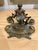Brass Antique French Art Nouveau Figural Double Inkwell For Sale - Image 8 of 8