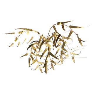 Palm Tree Wall Light by Daniel Dhaeseleer, 1970s For Sale