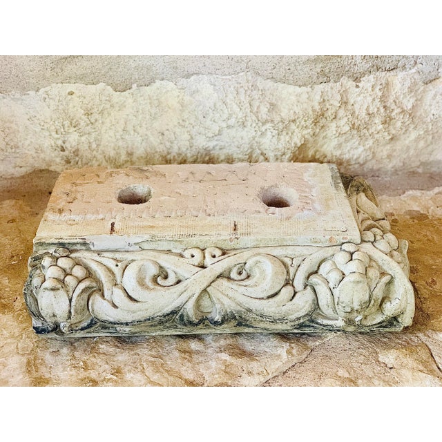 Late 19th Century Late 19th Century Victorian English Architectural Corner Frieze Fragment/Molded Ornamental Building Brick For Sale - Image 5 of 11