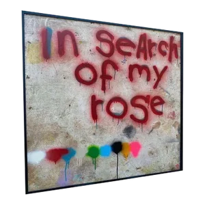 William Finlayson Jr. Original Painting on Panel, Titled: In Search for my Rose, 2020