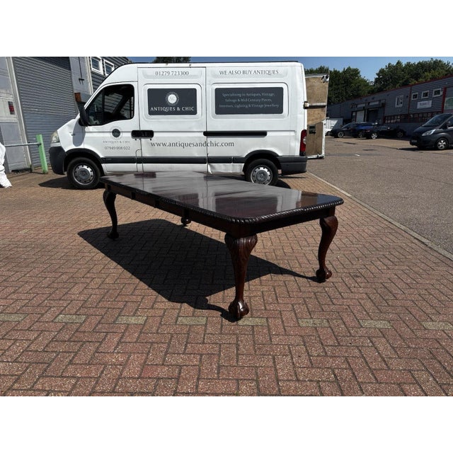 Chippendale Style Edwardian Extendable Dining Table For Sale - Image 18 of 18