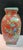 Art Deco 20thC Chinese Ceramic Vase Qing Dynasty Qianlong Marked Red Ground Famille Rose Porcelain Square Vase Hand Painted Flowers and Birds Pattern For Sale - Image 3 of 10