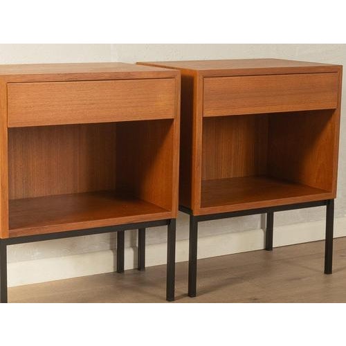 Bedside Tables, 1960s, Set of 2 For Sale - Image 6 of 10