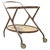 Metal Vintage Cart in the style of Cesare Lacca, Italy, 1950s For Sale - Image 7 of 7