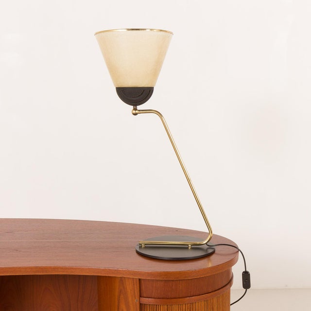1970s Mid-Century Modern Italian Desk Lamp by Salvatore Gregorietti for Lamperti, 1970s For Sale - Image 5 of 12
