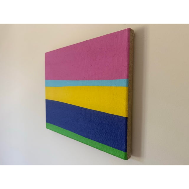 Contemporary Willy Müller-Brittinau (1938-2008), Modern Abstract Acrylic, Painted on Stretched Canvas, Signed on Verso, Dated For Sale - Image 3 of 5