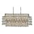 Currey & Company Art Deco Style Rainhill Chandelier For Sale