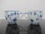 Royal Copenhagen Denmark 081 Plain Blue Flower Fluted Flat Cup Pair For Sale In Portland, OR - Image 6 of 9