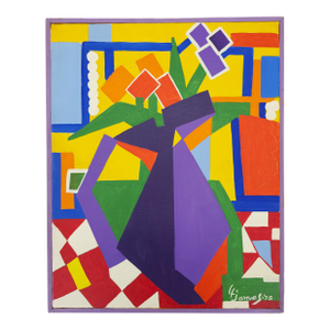 Vase and Flowers - Lloyd Franklin James, C. 1975