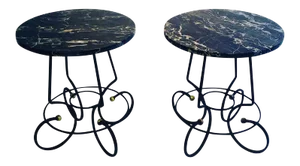 Side Tables in the Manner of Jean Royere - a Pair