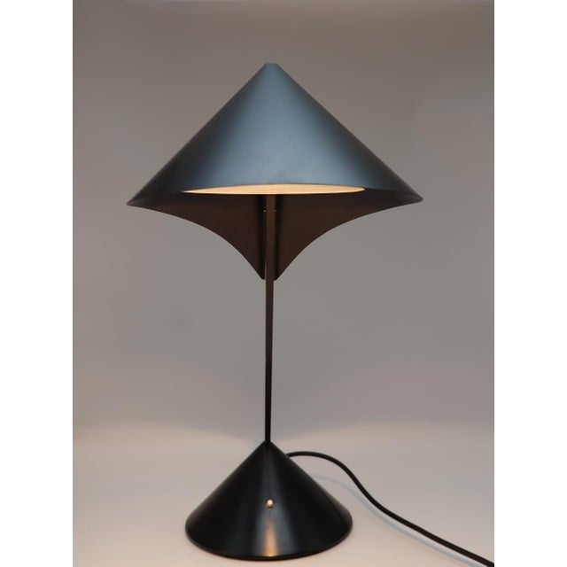 Mid-Century Italian Alobella Table Lamp by Giovanni Pasotto for Valenti Luce, 1970s, in Very Good conditions. Designed...
