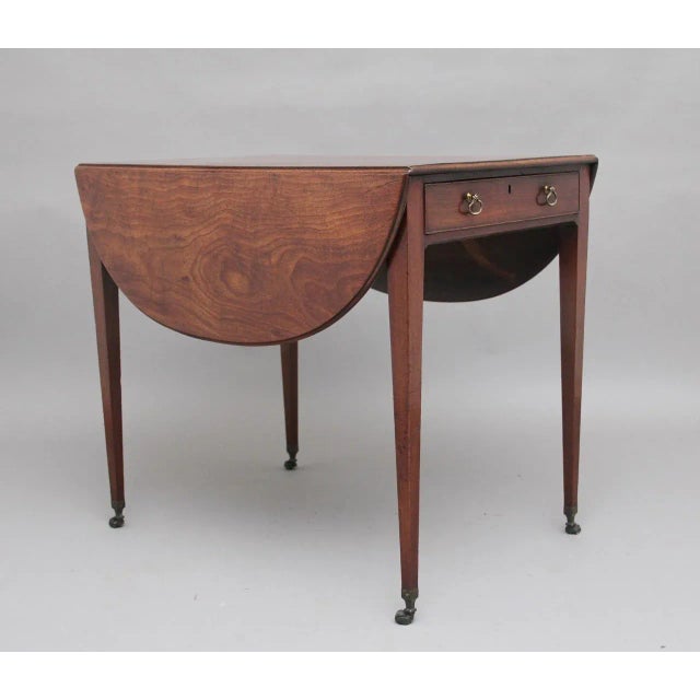 Early 19th Century Mahogany Pembroke Table For Sale - Image 10 of 11
