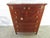 1930's Mahogany Inlay Marble Top Chest of Drawers For Sale - Image 4 of 10