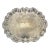 Vintage Silver Plated Footed Serving Platter Tray With Feet For Sale