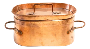 Late 19th Century Copper Daubière Beef Pot