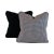 Textile P. Kaufmann Waverly Black Solid Cotton Pillow Covers- a Pair For Sale - Image 7 of 9