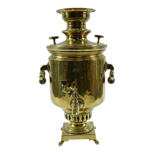 Antique Brass Samovar – 19th Century With Stamps