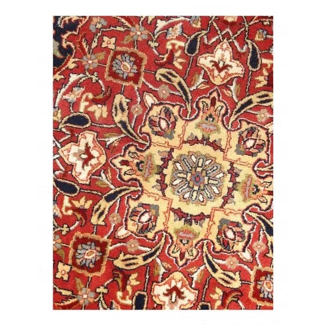 Original Persian Kashan Design rug. Fine Handmade Hand-knotted Lamb's Wool on a Cotton Foundation Hand-Spun Wool Rug...