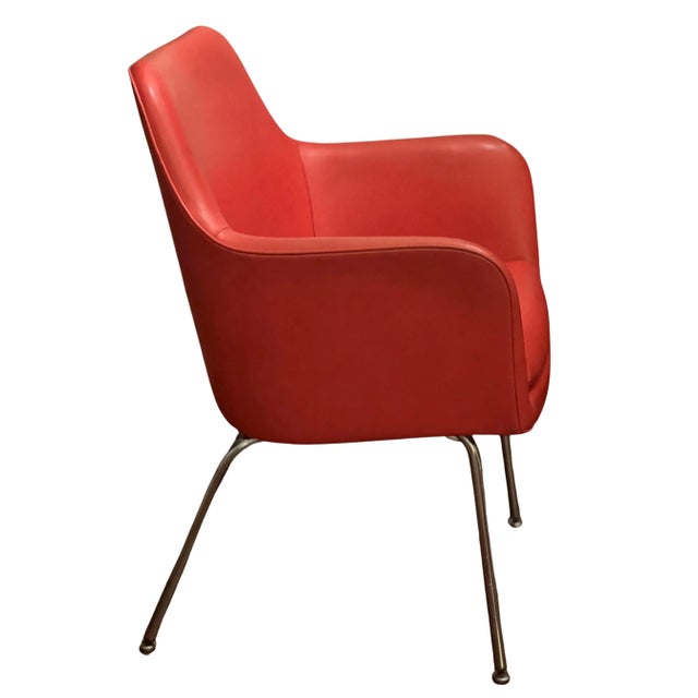 Mid-Century Modern 1950s Vintage GoodForm Bucket Chair For Sale - Image 3 of 6