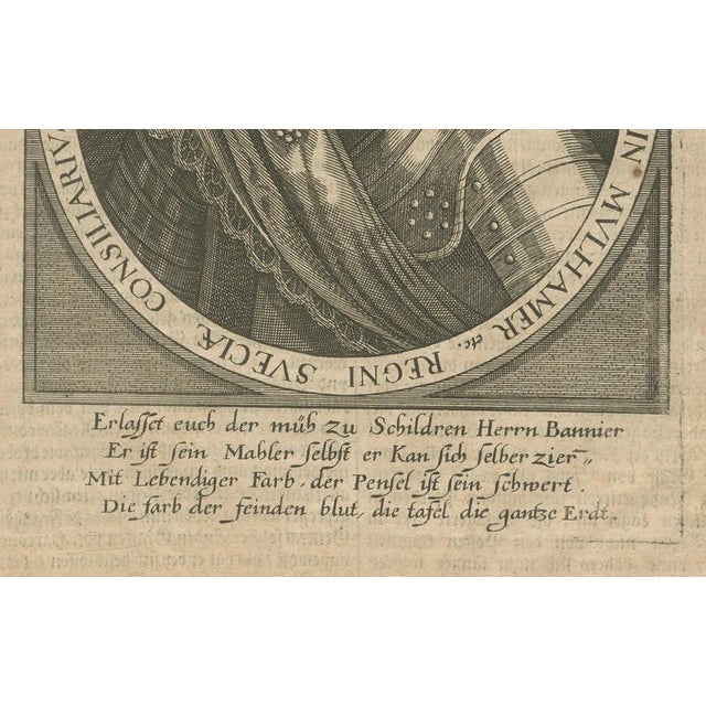 17th Century Johann Banér, Swedish General of the Thirty Years War, 1640, Engraving For Sale - Image 5 of 9