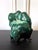 American Malachite Rock on Display Stand as a Viewing Stone For Sale - Image 3 of 11