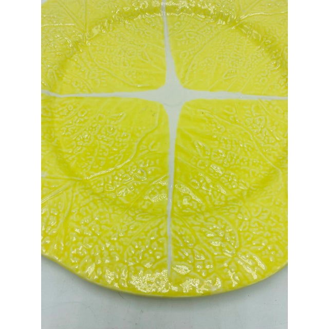 Such a beautiful platter in yellow! This cabbage design is whimsical and trendy, made in Portugal