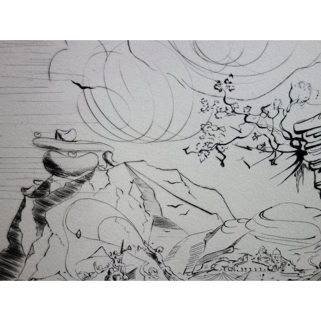 Salvador Dali, Plage à Cadaques, Etching For Sale - Image 6 of 12