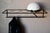 Vintage Wall-Mounted Coat Rack in Black Metal and Brass, 1950s For Sale - Image 4 of 12