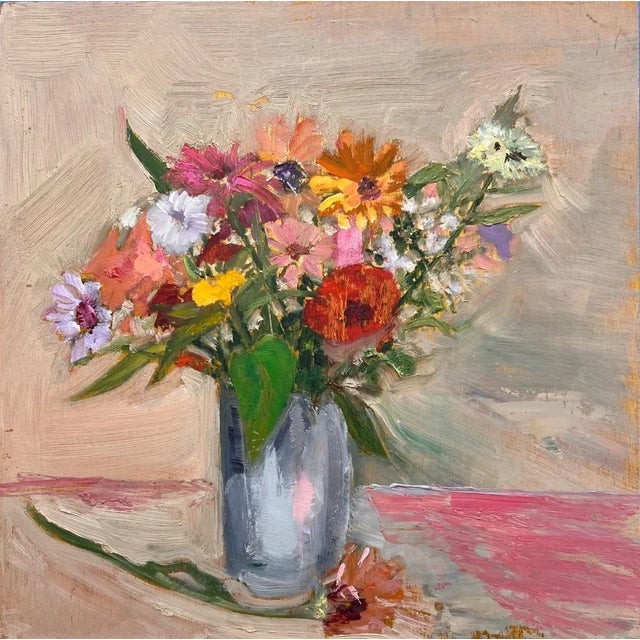 August Offering, Oil Painting by Julia Lawing For Sale