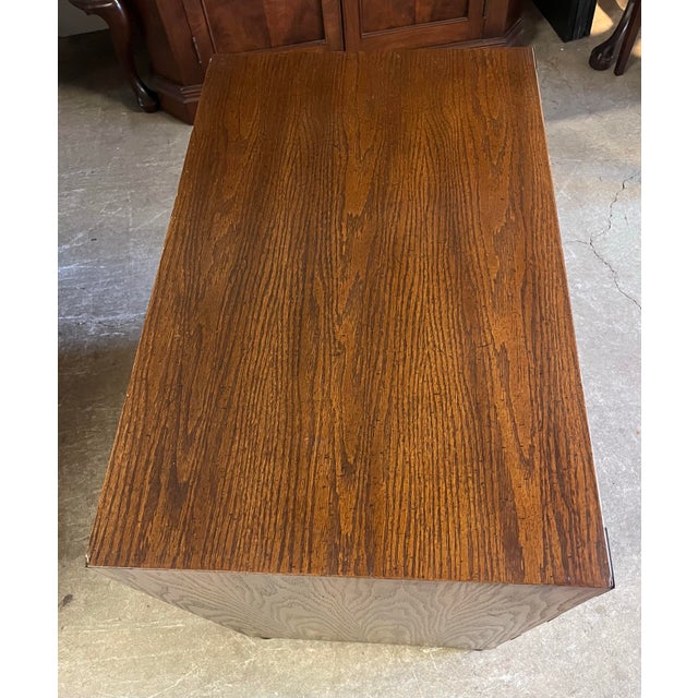 Late 20th Century Hickory Manufacturing Three Drawer Chest For Sale - Image 12 of 12