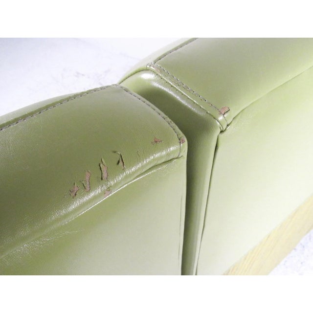 Modern Booth Style Sofa For Sale - Image 10 of 13