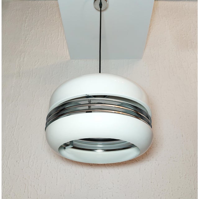 Space Age Pendant Lamp in the style of Alfred Kalthoff, Former Yugoslavia, 1970s For Sale - Image 4 of 18