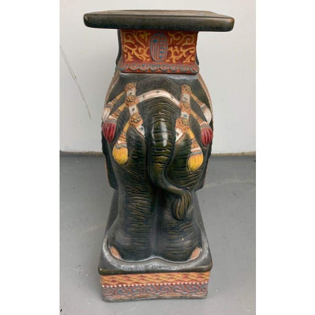 Vintage Chinese Elephant Garden Seat For Sale In Los Angeles - Image 6 of 10