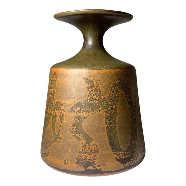 Large Vintage Ceramic Vase by Robert Maxwell for Design West of California For Sale