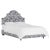 Halsted Bed in Blue Voysey Vine, Full For Sale In Chicago - Image 6 of 6