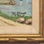Wood Pair Signed M. Clark Coastal Landscape Oil Paintings in Carved Gilt Frames 18.5" For Sale - Image 7 of 17